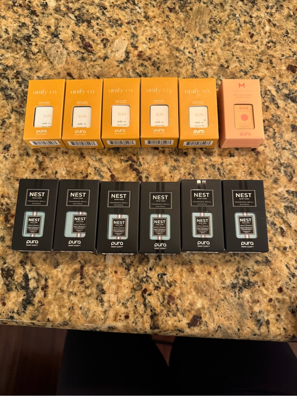 NEST Fragrances Pura Smart Home Fragrance Refills - Black & Yellow Boxes
